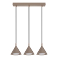 BRILAGI - LED Lustre em cabo CONE TRIPLE 3xGX53/15W/230V bege