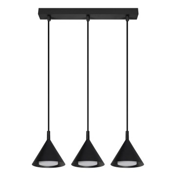 BRILAGI - LED Lustre pendente em cabo CONE TRIPLE 3xGX53/15W/230V preto