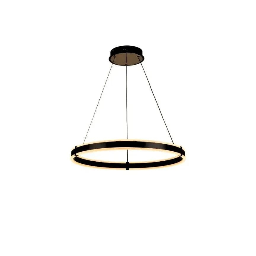 Brilagi - Lustre LED dimerizável suspenso por cabo CIRCLE LED/85W/230V 3000-6500K Ø 60 cm preto + controlo remoto