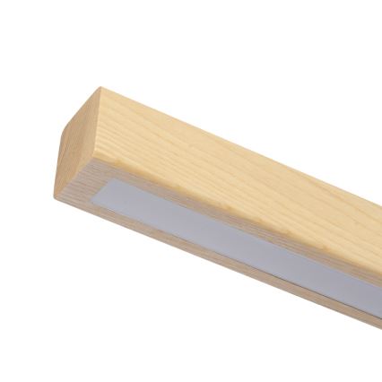 Brilagi - Lustre LED regulável suspenso por cabo OAK SMART LED/30W/230V Wi-Fi Tuya carvalho + comando remoto