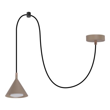 BRILAGI - LED Lustre suspenso com cabo CONE SINGLE SPIDER 1xGX53/15W/230V bege