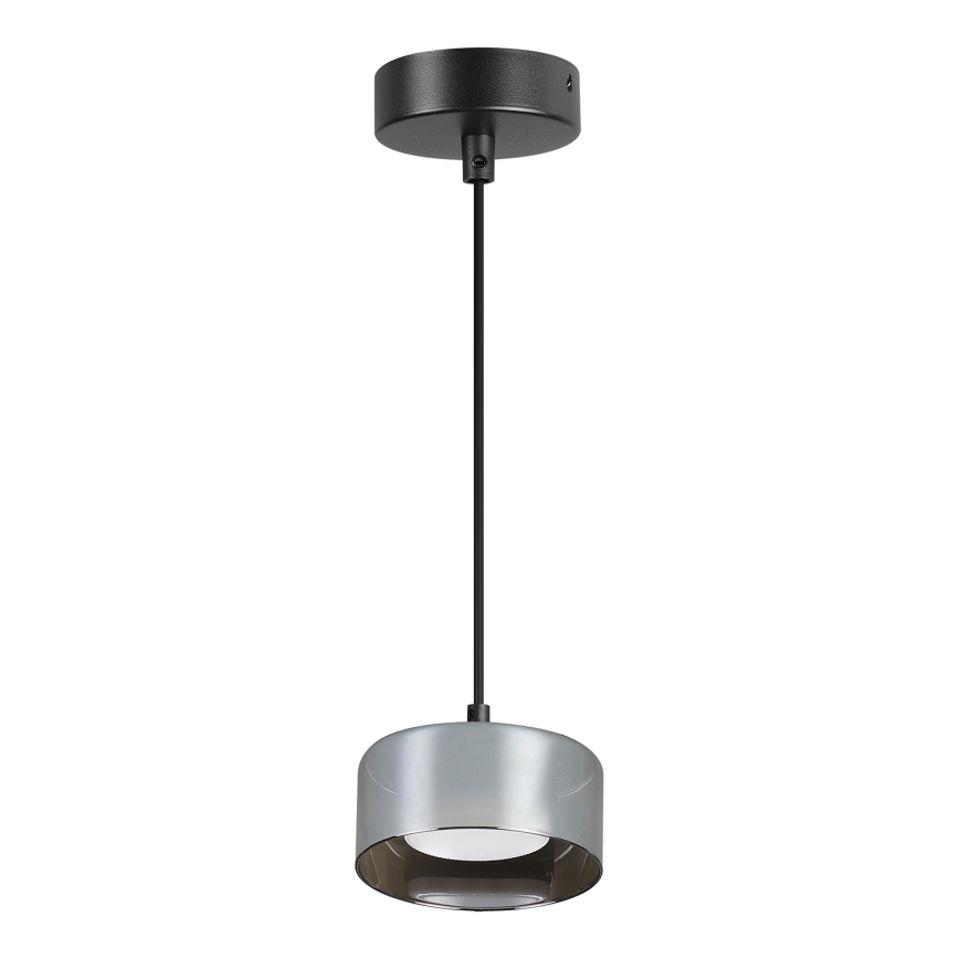 Brilagi - LED Lustre suspenso em cabo AURA LUX 1xGX53/30W/230V preto/fumê