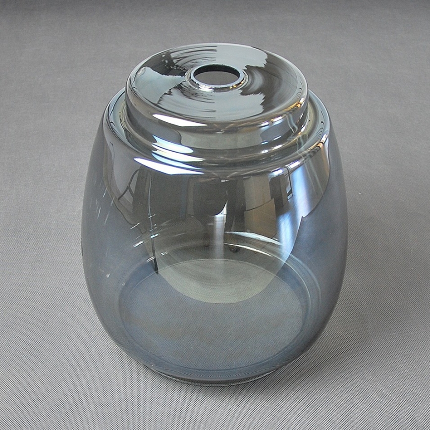 BRILAGI - LED Lustre suspenso em cabo RETRO GLASS 2xE27/60W/230V cromado fosco/cinzento fumado