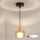Brilagi - LED Lustre suspenso por cabo AURA LUX 1xGX53/30W/230V preto/dourado