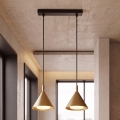 BRILAGI - LED Lustre suspenso por cabo CONE DOUBLE 2xGX53/15W/230V dourado