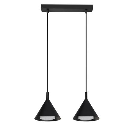 BRILAGI - LED Lustre suspenso por cabo CONE DOUBLE 2xGX53/15W/230V preto