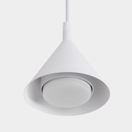 BRILAGI - LED Lustre suspenso por cabo CONE SINGLE 1xGX53/15W/230V branco