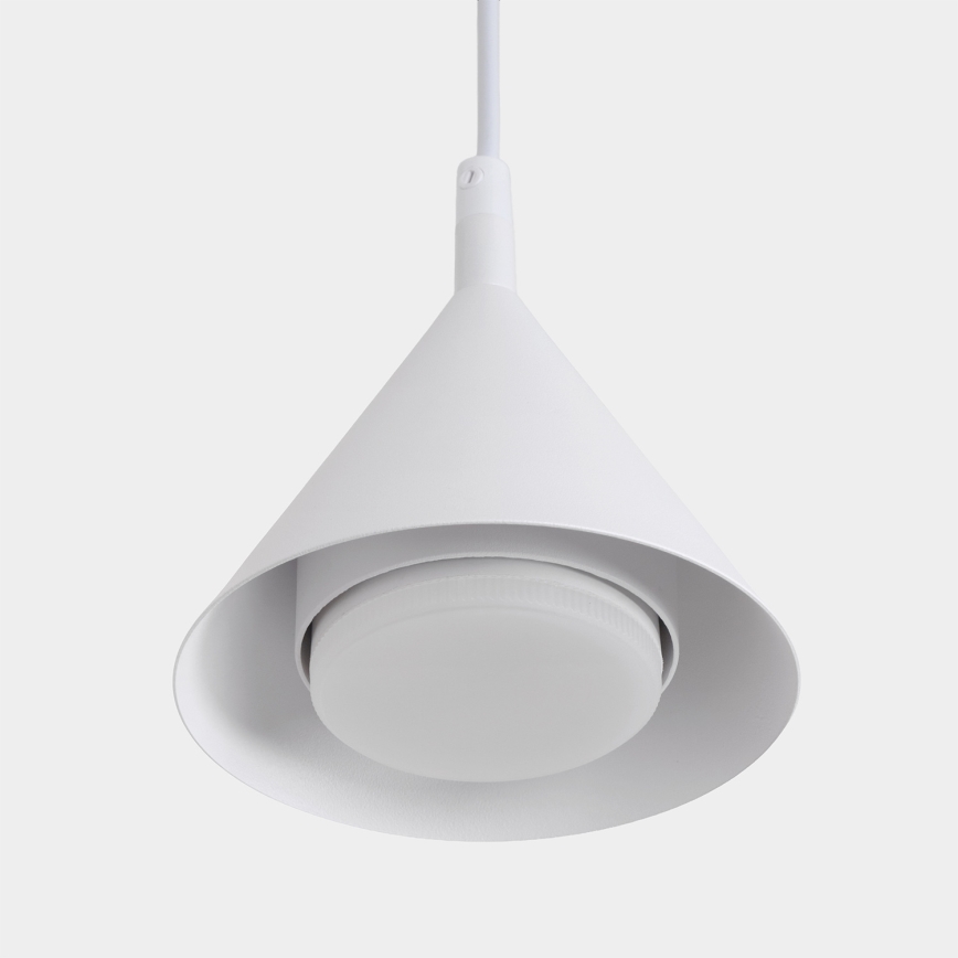 BRILAGI - LED Lustre suspenso por cabo CONE SINGLE 1xGX53/15W/230V branco
