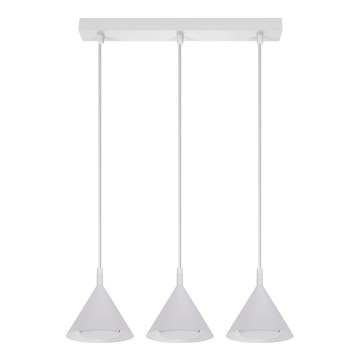 BRILAGI - LED Lustre suspenso por cabo CONE TRIPLE 3xGX53/15W/230V branco