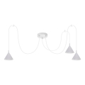 BRILAGI - LED Lustre suspenso por cabo CONE TRIPLE SPIDER 3xGX53/15W/230V branco