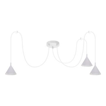 BRILAGI - LED Lustre suspenso por cabo CONE TRIPLE SPIDER 3xGX53/15W/230V branco