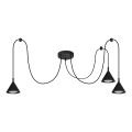 BRILAGI - LED Lustre suspenso por cabo CONE TRIPLE SPIDER 3xGX53/15W/230V preto