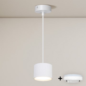 BRILAGI - LED Lustre suspenso por cabo STRIPY 1xGX53/15W/230V pr. 82 mm branco