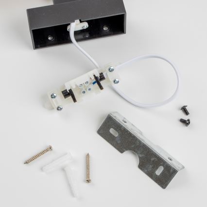 Brilagi - Iluminação LED para espelho de banheiro WOODY MIRROR LED/8W/230V 40 cm IP44 carvalho nogueira/preto