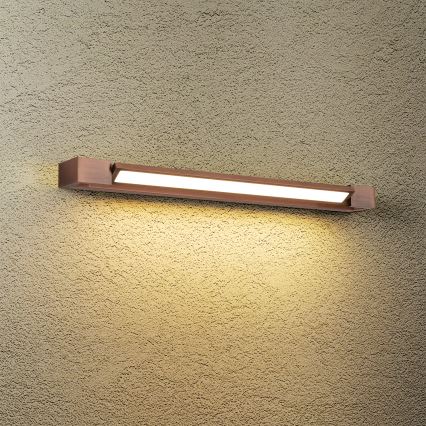 Brilagi - Iluminação LED para espelho de casa de banho AQUA LINE LED/18W/230V 60 cm IP44 bronze CRI 90