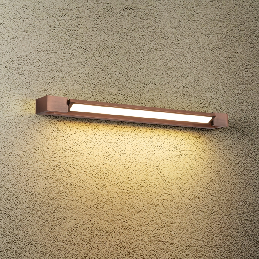 Brilagi - Iluminação LED para espelho de casa de banho AQUA LINE LED/18W/230V 60 cm IP44 bronze CRI 90