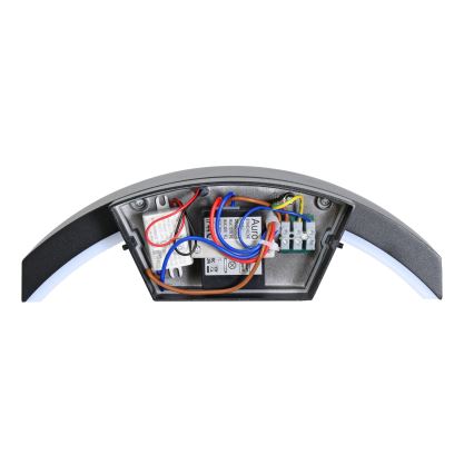 Brilagi - Luminária de parede LED exterior com sensor ARCELO LED/8W/230V IP54