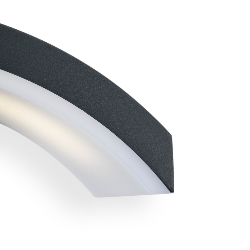 Brilagi - Luminária de parede LED exterior com sensor ARCELO LED/8W/230V IP54