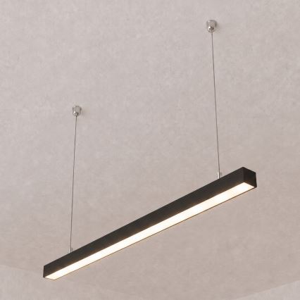 Brilagi - Candeeiro suspenso LED FULLDAY LED/20/30/40W/230V 2700/4000/6000K 120 cm preto