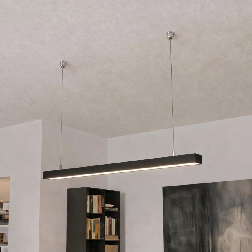 Brilagi - Candeeiro suspenso LED FULLDAY LED/20/30/40W/230V 2700/4000/6000K 120 cm preto