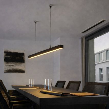 Brilagi - Candeeiro suspenso LED FULLDAY LED/20/30/40W/230V 2700/4000/6000K 120 cm preto