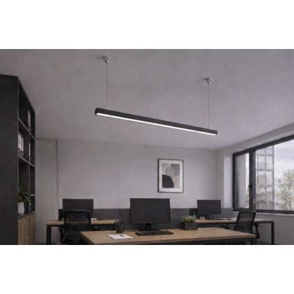 Brilagi - Candeeiro suspenso LED FULLDAY LED/20/30/40W/230V 2700/4000/6000K 120 cm preto