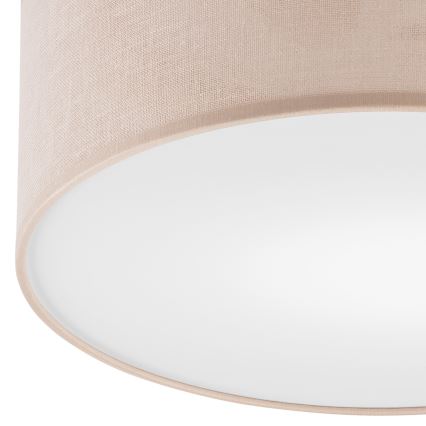 Brilagi - Luminária de Teto LED BELLADONNA 1xE27/15W/230V diâmetro 30 cm bege/carvalho