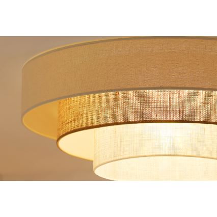 Brilagi - Plafon LED DENVER LUNETA LED/12W/230V diâmetro 60 cm 3000K/4000K/6400K bege/creme