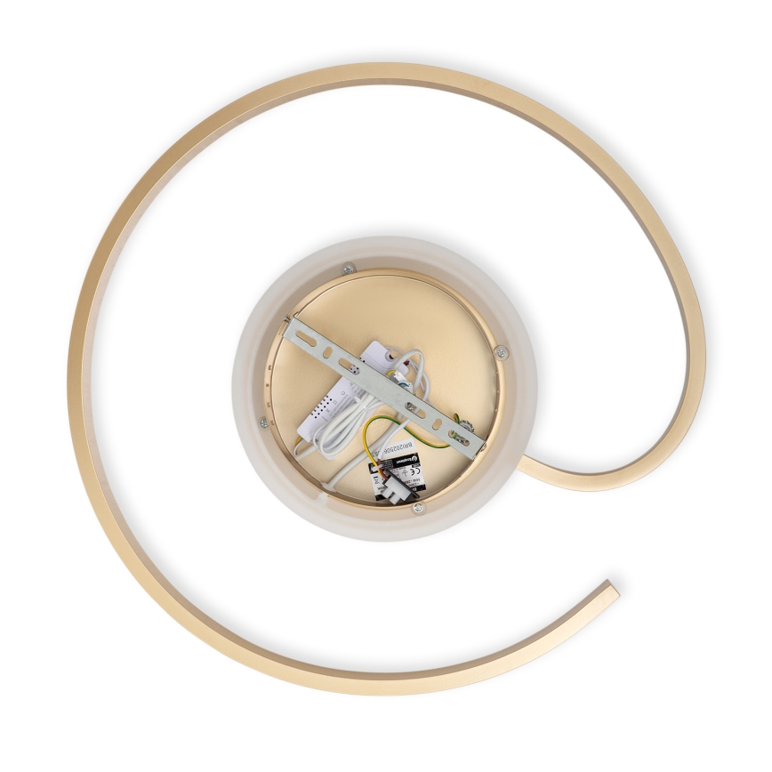 Brilagi - Candeeiro de Teto LED Regulável SPIRAL LED/56W/230V, diâmetro 50 cm, 3000/4000/6000K + comando remoto