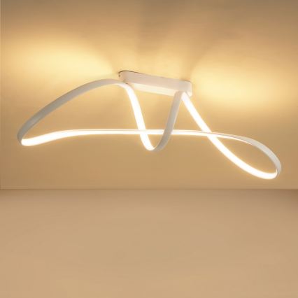 Brilagi - Lustre de teto LED dimerizável TWISTER LED/60W/230V 3000-6000K branco + controlo remoto