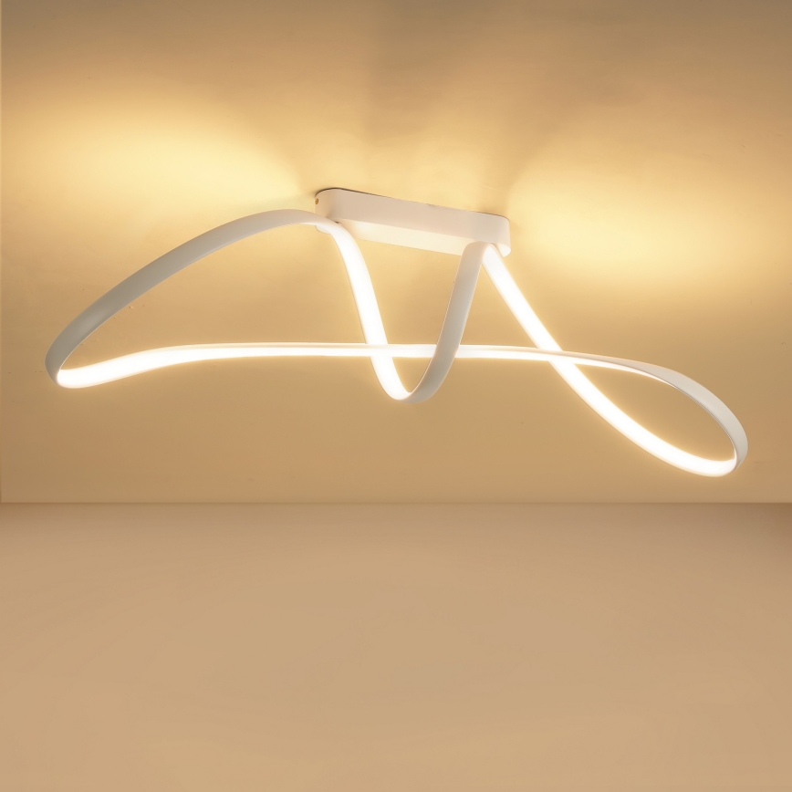 Brilagi - Lustre de teto LED dimerizável TWISTER LED/60W/230V 3000-6000K branco + controlo remoto