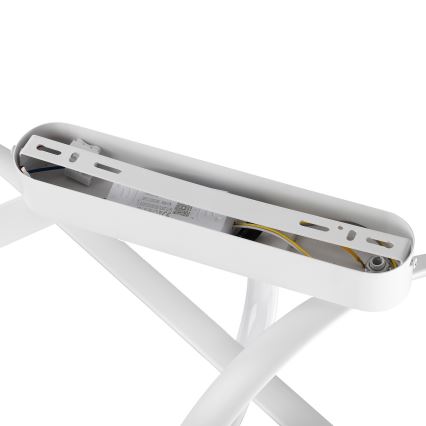 Brilagi - Lustre de teto LED dimerizável TWISTER LED/60W/230V 3000-6000K branco + controlo remoto