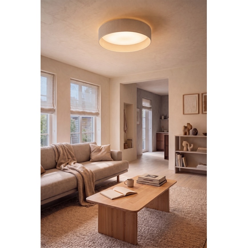 Brilagi - Candeeiro de tecto LED VELVET SIMPLE LED/36W/230V 3000K Ø 55 cm creme