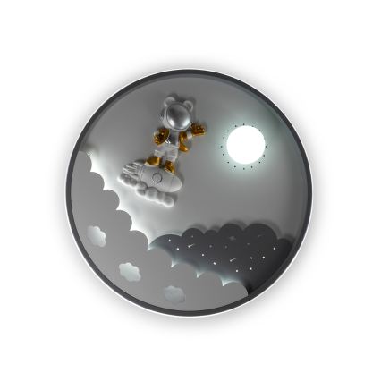 Brilagi - Candeeiro de tecto infantil LED regulável ASTRO LED/68W/230V 3000-6000K Ø 49 cm + controlo remoto