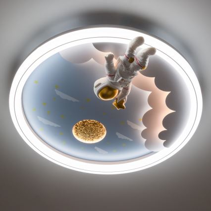 Brilagi - Luminária de teto infantil LED regulável LED/42W/230V 3000/5700K astronauta