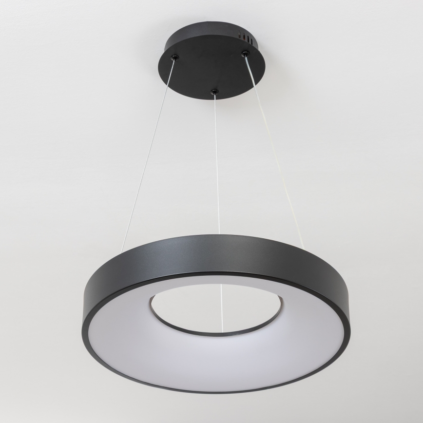 Brilagi - Lustre LED dimerizável suspenso por cabo FALCON II LED/67W/230V 3000-6500K Ø 40 cm preto + controlo remoto