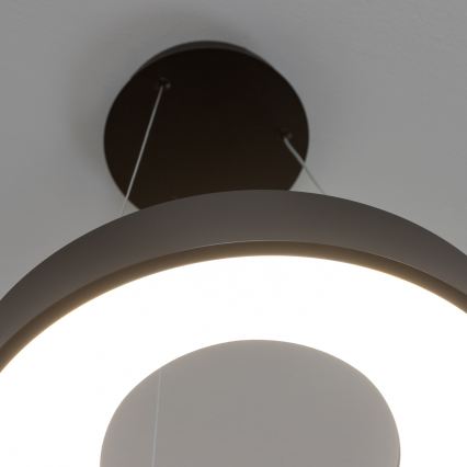 Brilagi - Lustre LED dimerizável suspenso por cabo FALCON II LED/67W/230V 3000-6500K Ø 40 cm preto + controlo remoto