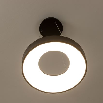 Brilagi - Lustre LED dimerizável suspenso por cabo FALCON II LED/67W/230V 3000-6500K Ø 40 cm preto + controlo remoto