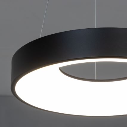 Brilagi - Lustre LED dimerizável suspenso por cabo FALCON II LED/67W/230V 3000-6500K Ø 40 cm preto + controlo remoto