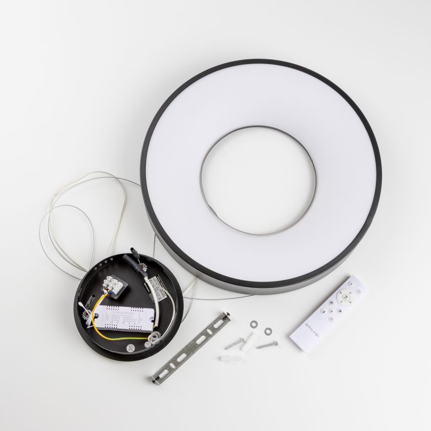 Brilagi - Lustre LED dimerizável suspenso por cabo FALCON II LED/67W/230V 3000-6500K Ø 40 cm preto + controlo remoto