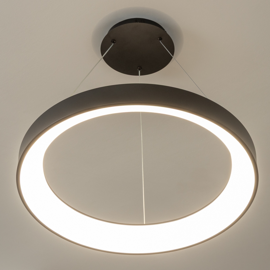 Brilagi - Lustre LED dimerizável suspenso por cabo FALCON II LED/99W/230V 3000-6500K diâmetro 60 cm preto + controlo remoto
