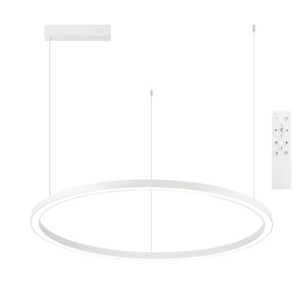 Brilagi - Lustre suspenso dimerizável PORTOFINO LED/60W/230V 3000-6000K Ø 80 cm branco + controlo remoto
