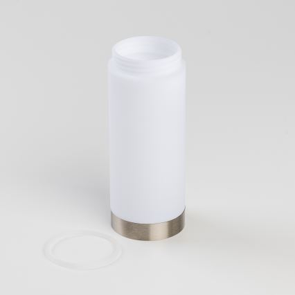 BRILAGI - Candeeiro LED exterior regulável com tomada ELIA 1xE27/6W/230V 2700-6500K IP44 Wi-Fi 50 cm cromo fosco