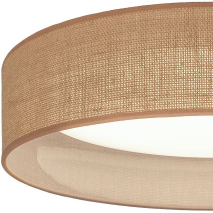 Brilagi - Luminária de teto LED regulável VELVET SMART VARI LED/36W/230V 3000–6500K Ø55 cm bege + controlo remoto