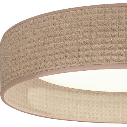Brilagi - Candeeiro de tecto dimerizável VELVET SMART VARI LED/36W/230V 3000-6500K Ø 55 cm bege + comando remoto