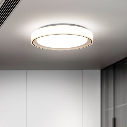 Brilagi - Luminária de tecto LED RGB regulável FLOCO LED/30W/230V Ø 39,5 cm 3000–6500K Wi‑Fi Tuya + LED/6W + comando remoto