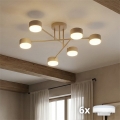 Brilagi - LED RGB+CCT Lustre de Teto Regulável de Superfície MONO 6xGX53/14W/230V 2700-6500K Wi-Fi Tuya preto