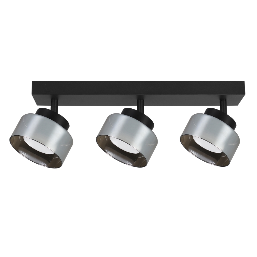 Brilagi - Spot LED RGB+CCT dimerizável AURA LUX 3xGX53/14W/230V 2700–6500K Wi-Fi Tuya preto/fumê