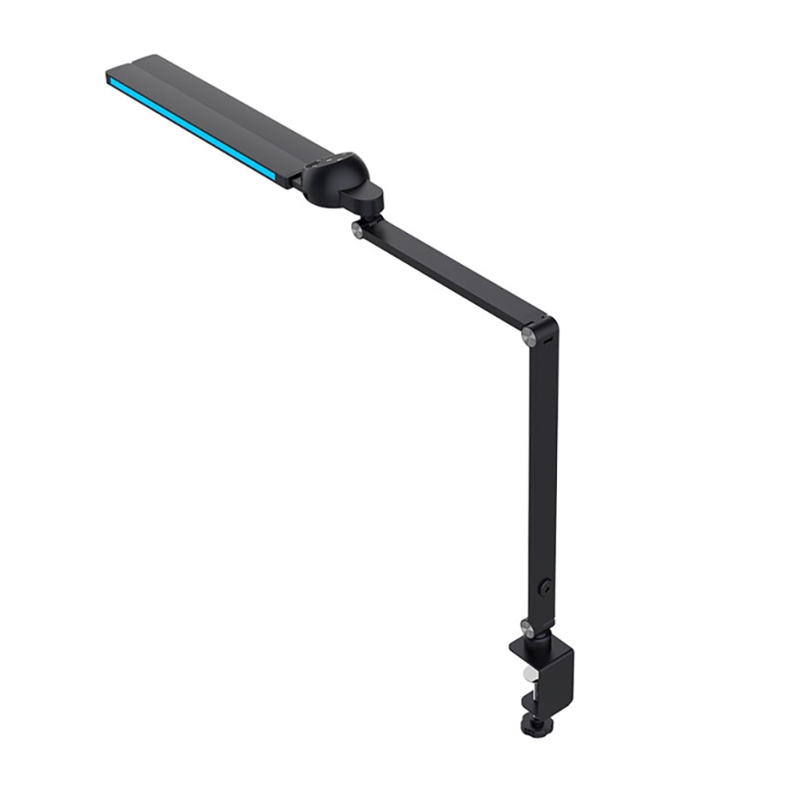 Brilagi - Candeeiro de mesa tátil e dimerizável LED RGBTW com clipe VARIO LED/18W/230V 3000-6500K CRI 96 preto