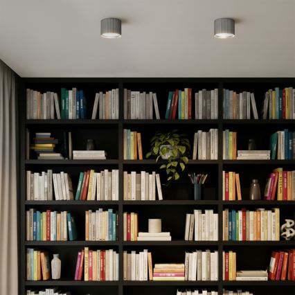 BRILAGI - Luminária de encastrar LED RGB+CCT regulável STRIPY 1xGX53/14W/230V 60x82 mm 2700-6500K Wi-Fi Tuya prateada